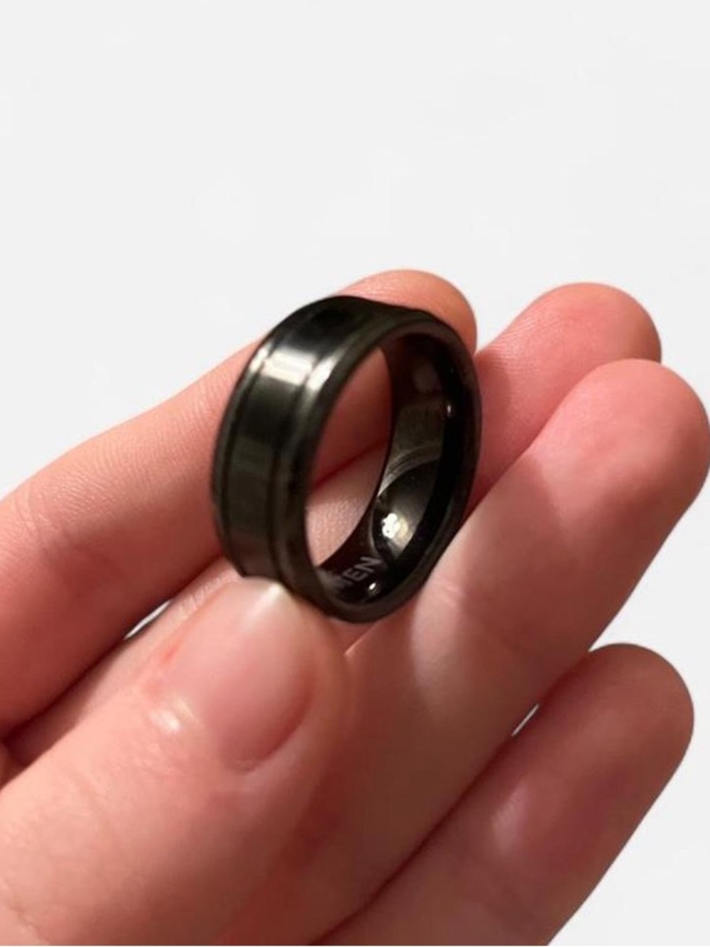 Black Tungsten Dome Ring - Men's Minimal Band